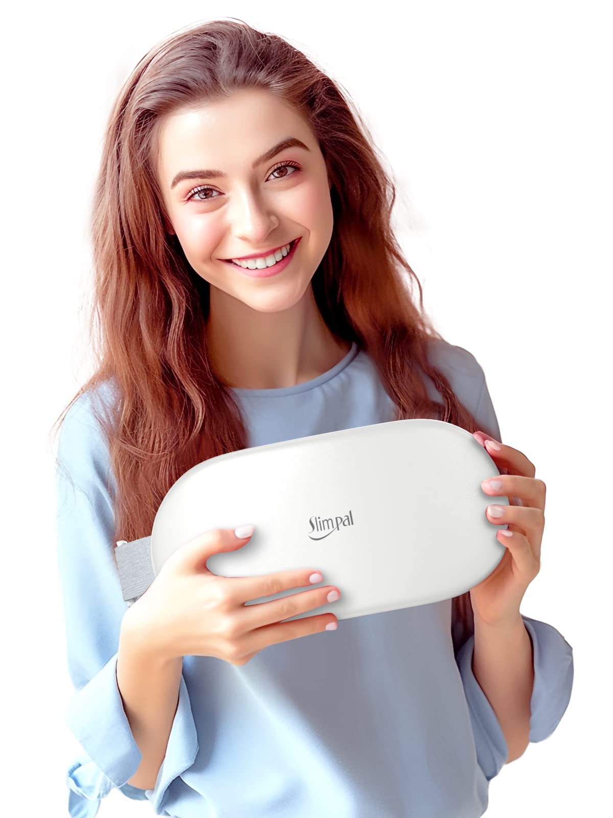 slimpal cordless heating pad spc021 for period cramp pain white