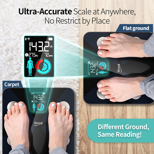 Bluetooth BMI accurate Smart Bathroom Weight Scale Digital Wireless Body Fat