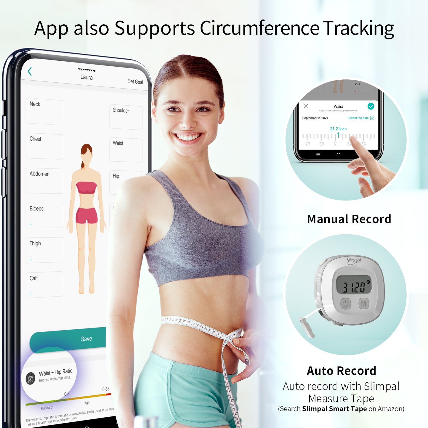 Smart Digital Bathroom Weighing Scale with Body Fat and Water Weight for People Bluetooth BMI Electronic Body Analyzer